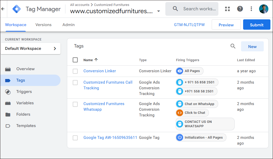 Google Tag Manager — 1